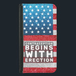 Capa Carteira Para Samsung Galaxy S5 A contracepção começa na ereção das mulheres<br><div class="desc">A bandeira branca vermelha e azul americana usa brilho falso para mostrar orgulho patriótico. Obrigado por fazerem parte do movimento Hands0ff e por estarem conosco nesta luta pelos direitos reprodutivos. Por frustração, resiliência e determinação, pessoas estão se levantando contra a opressão. Esta design Americana procura amplificar as vozes dos patriotas...</div>