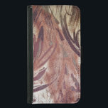 Capa Carteira Para Samsung Galaxy S5 Abstrato Brown Floral Design 2<br><div class="desc">Abstrato de design floral castanho. Ele tem um aspecto um pouco texturizado porque é de um tecido digitalizado.</div>