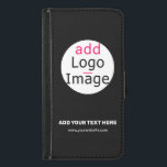 Capa Carteira Para Samsung Galaxy S5 Adicione o logotipo da sua empresa Trendível perso<br><div class="desc">Design moderno profissional moderno de tendências personalizável para melhorar a percepção da marca, construir uma marca reconhecível e criar algo único. Design de negócios personalizável em fundo colorido do New Mint Green. Você pode desenvolver seu próprio design e adicionar seu texto (pessoal ou comercial), logotipo, imagem, cores ... Presente de...</div>