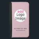 Capa Carteira Para Samsung Galaxy S5 Adicione seu logotipo à matiz de Rosa empoeirada p<br><div class="desc">Design moderno profissional moderno de tendências personalizável para melhorar a percepção da marca, construir uma marca reconhecível e criar algo único. Design de negócios personalizável em segundo plano do Dusty Rosa Hue. Você pode desenvolver seu próprio design e adicionar seu texto (pessoal ou comercial), logotipo, imagem, cores ... Presente de...</div>
