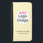 Capa Carteira Para Samsung Galaxy S5 Adicione seu logotipo de empresa personalizado lev<br><div class="desc">Design moderno profissional moderno de tendências personalizável para melhorar a percepção da marca,  construir uma marca reconhecível e criar algo único. Design comercial personalizável sobre fundo colorido leve Vanilla Amarelo. Você pode desenvolver seu próprio design e adicionar seu texto (pessoal ou comercial),  logotipo,  imagem,  cores ...  Presente de promocional.</div>