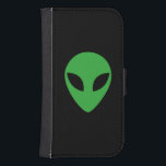 Capa Carteira Para Samsung Galaxy S4 Alienígena<br><div class="desc">Longe.</div>