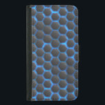 Capa Carteira Para Samsung Galaxy S5 Armadura<br><div class="desc">Design feito em forma de armadura futurista.</div>