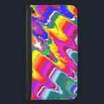 Capa Carteira Para Samsung Galaxy S5 Arte Fluida do Rainbow Blip Color<br><div class="desc">Vermelho,  azul,  laranja,  roxo,  vermelho,  vermelho,  burst de cores abstrato fluido arte digital.</div>
