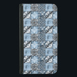 Capa Carteira Para Samsung Galaxy S5 Azulejo oceânico<br><div class="desc">Azulejos mediterrânicos com uma dica de mares azuis para um padrão exótico para dar à sua carteira um charme vintage</div>