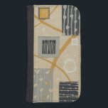 Capa Carteira Para Samsung Galaxy S4 Azulejos gráficos abstratos<br><div class="desc">Carteira de Apple selvagem do ©/Apple selvagem.  Uma imagem colorida que caracteriza azulejos em formas e em tamanhos diferentes. Os azulejos têm padrões geométricos individuais neles.</div>