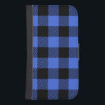 Capa Carteira Para Samsung Galaxy S4 Bandeja de Xadrez de Buffalo Blue & Black Lumberja<br><div class="desc">Uma caixa de parede de Xadrez de Buffalo Cheque Azul e Black Lumberjack para verificação de moda azul e preto para fazer uma impressão sobre ou fora dos caminhos batidos. Uma ideia excelente verdadeira de degustação norte. Disponível em vários tamanhos. Soa bem, uma ideia de presente de excelente. Use o...</div>