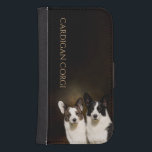 Capa Carteira Para Samsung Galaxy S4 Caixa da carteira do Corgi do casaco de lã<br><div class="desc">Para amantes de Corgis do casaco de lã,  personalize esta caixa da carteira de Samsung e faça-lhe seus próprios. Caracteriza um retrato de Corgis do casaco de lã pelo fotógrafo do prêmio e pelo desenhista animais de vencimento,  Diana Andersen.</div>