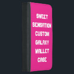 Capa Carteira Para Samsung Galaxy S5 Caixa feita sob encomenda da carteira da galáxia<br><div class="desc">Olá! clientes,  visita e loja para a caixa feita sob encomenda da carteira da galáxia S5 da sensação doce. Obrigado</div>