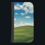 Capa Carteira Para Samsung Galaxy S4 Campo<br><div class="desc">Mala de Carteira S4 da Galáxia de Campo</div>