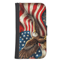 Capa Vintage Patriótica para Galaxy S4