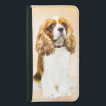 Capa Carteira Para Samsung Galaxy S5 Cavalier King Charles Spaniel Original<br><div class="desc">Retrato original do Cavalier King Charles Spaniel. Especializamo-nos em arte original engraçada e engraçada. Comprar isto para si próprio ou como um presente excelente para os teus amigos adoráveis do Rei Cavaleiro Charles Spaniel. Seja criativo - clique em PERSONALIZAR para adicionar/remover/alterar texto, redimensionar a imagem, alterar as cores ou qualquer...</div>