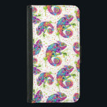 Capa Carteira Para Samsung Galaxy S5 Chameleon Paint mantém estilo aquarela<br><div class="desc">Chameleon Paint mantém estilo aquarela bizarra arte surreal. Ilustração original do logotipo vetorial Copyright BluedarkArt.</div>