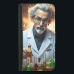 Capa Carteira Para Samsung Galaxy S5 Cientista Num Laboratório Misturando Poções,<br><div class="desc">Foto Em Um Cheio Laboratorial De Garrafas,  Um Cientista Mistura Poções.</div>