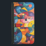 Capa Carteira Para Samsung Galaxy S5 Colorcubo 3<br><div class="desc">Cores simples através da lente fragmentada do Cubismo.</div>