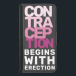 Capa Carteira Para Samsung Galaxy S5 Contracepção começa com ereção dos direitos da mul<br><div class="desc">Obrigado por apoiar o movimento Hands0ff e por estar conosco nesta luta pelos direitos reprodutivos. Da frustração, da resiliência e da determinação das pessoas que se levantam contra a opressão, esta design ousada procura amplificar as vozes daqueles que lutam pelos direitos civis, igualdade e justiça. Sou uma dona de negócios...</div>