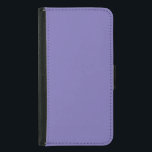Capa Carteira Para Samsung Galaxy S5 Cor Sólida do Periwinkle<br><div class="desc">Cor Sólida Periwinkle com design simples e simples. Faça o pedido conforme mostrado ou use a ferramenta Personalizar design para adicionar seu próprio texto, trabalho de arte, design ou foto. Periwinkle é uma cor na família azul e violeta, também chamada azul-lavanda, pode ser considerada uma cor pálida de roxo ou...</div>