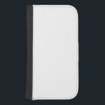 Capa Carteira Para Samsung Galaxy S4 Crie seu<br><div class="desc">Crie o seu estilo branco personalizável e minimalista que pode ser facilmente atualizado com a sua Foto e texto. Se você precisar de ajuda para personalizar este produto,  entre em contato comigo usando o botão de mensagem abaixo e terei todo o prazer em ajudar.</div>