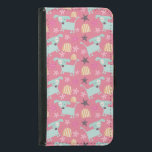 Capa Carteira Para Samsung Galaxy S5 Cuppies, estrelas e flores<br><div class="desc">Se você ama cachorros fofinhos, flores e estrelas você vai adorar este design colorido, divertido, fofo e caprichoso que apresenta cachorros azuis, flores de estrelas pintadas cor-de-rosa, azul escuro e rosa, e um fundo de cor-de-rosa em itens para casa, escritório, e uso pessoal, incluindo mousépias, cartões, adesivos, correntes-chave, carteiras, relógios,...</div>