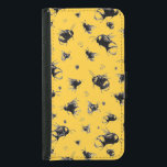 Capa Carteira Para Samsung Galaxy S5 Cute Bee Samsung Phone Wallet Case for Her<br><div class="desc">Traga um toque de fora para onde quer que você vá com este belamente estojo de carteira de abelhas desenhado à mão para a Samsung Galaxy S5. Apresentando ilustrações originais das abelhas e uma estética inspirada na natureza, este caso é charmoso e prático. Cada design inclui a assinatura discreta do...</div>
