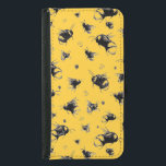 Capa Carteira Para Samsung Galaxy S5 Cute Bee Samsung Phone Wallet Case for Her<br><div class="desc">Traga um toque de fora para onde quer que você vá com este belamente estojo de carteira de abelhas desenhado à mão para a Samsung Galaxy S5. Apresentando ilustrações originais das abelhas e uma estética inspirada na natureza, este caso é charmoso e prático. Cada design inclui a assinatura discreta do...</div>
