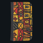 Capa Carteira Para Samsung Galaxy S4 Design de abstrato étnico africano<br><div class="desc">Capa de telefone de carteira de design africano</div>