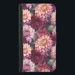 Capa Carteira Para Samsung Galaxy S5 Design de Padrão de Dahlia Rosa-Vermelho-Cria<br><div class="desc">Esse padrão elegante design com dálias vibrantes em tons de vermelho e rosa. Esse movimento floral cativante traz uma explosão de cor e elegância natural para qualquer produto que ele aprecia. Abraçar a beleza desses dahlias gerados por IA à medida que eles florescem em matizes vermelhos e cor-de-rosa. Cada pétala...</div>
