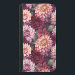 Capa Carteira Para Samsung Galaxy S5 Design de Padrão de Dahlia Rosa-Vermelho-Cria<br><div class="desc">Esse padrão elegante design com dálias vibrantes em tons de vermelho e rosa. Esse movimento floral cativante traz uma explosão de cor e elegância natural para qualquer produto que ele aprecia. Abraçar a beleza desses dahlias gerados por IA à medida que eles florescem em matizes vermelhos e cor-de-rosa. Cada pétala...</div>