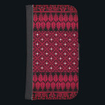 Capa Carteira Para Samsung Galaxy S4 Design do bordado palestino Tatreez impresso<br><div class="desc">Bordado Palestiniano Tatreez Cross Stitch Art Design moderno impresso design</div>