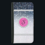 Capa Carteira Para Samsung Galaxy S5 Diamante Azul Moderno Personalizado Letra S Monogr<br><div class="desc">Tipo de dispositivo: Carteira Galaxy S5 Personalize um estojo de carteira - um na moda, capa de telefone de proteção e carteira todos em um! O caso é feito para ajustado seus pertences mais essenciais do lado esquerdo e sua Galáxia S5 do lado direito. Projetado para conveniência, o gabinete fornece...</div>