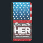 Capa Carteira Para Samsung Galaxy S5 Estou com o seu LGBTQ American Flag Glitter<br><div class="desc">"Estou com ela, ele, eles e todos." A bandeiroca vermelha e azul americana usa brilho digital para mostrar orgulho. Obrigado por apoiar o movimento "Mãos para Fora" e por estar nesta luta pelos direitos civis. Nascer por frustração, resiliência e determinação, pessoas estão se levantando contra a opressão! Esta design do...</div>