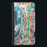 Capa Carteira Para Samsung Galaxy S5 etiqueta de bagagem de roupas coloridas<br><div class="desc">roupas coloridas</div>