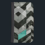 Capa Carteira Para Samsung Galaxy S4 Exclusão de Chevron II<br><div class="desc">Padrões</div>