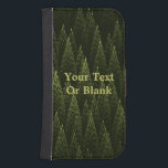 Capa Carteira Para Samsung Galaxy S4 Floresta de Conífer Fractal<br><div class="desc">Uma imagem fractal de tons verdes muito parecidos com uma floresta de coníferas.</div>