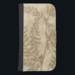 Capa Carteira Para Samsung Galaxy S4 Folhagem Gilded I<br><div class="desc">Floral</div>