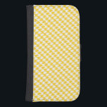 Capa Carteira Para Samsung Galaxy S4 Freesia & White Houndstooth Samsung Wallet Case<br><div class="desc">Freesia & White Houndstooth Pattern Samsung Wallet Case é o acessório perfeito para qualquer equipamento.</div>