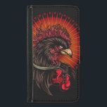 Capa Carteira Para Samsung Galaxy S5 Galo de Boxing<br><div class="desc">Arte vetorial original de um galo de boxe.</div>