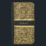 Capa Carteira Para Samsung Galaxy S5 Impressão Dourado dos confetes do brilho<br><div class="desc">carteira do iPhone. (NOTA: Os produtos nao reais do zazzle do brilho. .all são ⭐ que dos impressões) este produto é 100% customizável. Os gráficos e/ou o texto podem ser suprimidos, movido, resized, mudado ao redor, girado, etc… 99% de meu design em minha loja são feitos nas camadas. Isto faz...</div>
