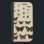 Capa Carteira Para Samsung Galaxy S4 Insetos do Jardim pelo Vision Studio<br><div class="desc">Esta obra do Vision Studio é um sonho de entomologistas! Os insetos de jardim são desenhados sobre um fundo creme,  mostrados em detalhes extremamente bonitos. Se você ama insetos,  esta é a impressão para você!</div>
