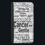 Capa Carteira Para Samsung Galaxy S5 Inspiração de Nuvem do Word Zodiac do cancer<br><div class="desc">Mantenha seu essencial seguro e sua energia do zodíaco perto com este Cancer da Capa de telefone da Wallet da Nuvem Zodiac do Word Galaxy. Projetado para o signo da água profundamente emocional e nutriente, ele apresenta uma nuvem de palavras corajosas de traços como Leal, Empática, Protetora e Compaixão —...</div>