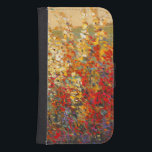 Capa Carteira Para Samsung Galaxy S4 Jardim Brilhante Mural de Primavera Wildflower<br><div class="desc">Um mural de jardim majesticamente brilhante com flores silvestres primavera como a peça central. Tim O'Toole fez esta paisagem incrível. Os fãs de Claude Monet ou Winslow Homer devem comprar deste trabalho!</div>