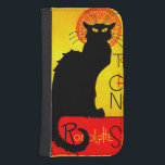 Capa Carteira Para Samsung Galaxy S4 Le Chat Noir Vintage<br><div class="desc">Samsung Galaxy Wallet Case com Théophile Alexandre Steinlen's poster Le Chat Noir (1896). Um lindo gato negro se senta ao lado do texto francês anunciando uma turnê de cabaré. Um presente de excelente para fãs de arte antiga e Art Nouveau.</div>