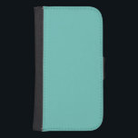 Capa Carteira Para Samsung Galaxy S4 Leve, Luz do Norte Mala Azul<br><div class="desc">Wallet Case</div>