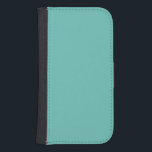 Capa Carteira Para Samsung Galaxy S4 Leve, Luz do Norte Mala Azul<br><div class="desc">Wallet Case</div>