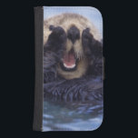 Capa Carteira Para Samsung Galaxy S4 Lontra do Mar de Cute | Alasca, EUA<br><div class="desc">NA,  EUA,  lontras do Alaska Sea são os maiores membros da família das focas na América do Norte � Daisy Gilardini / DanitaDelimont.com</div>