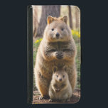 Capa Carteira Para Samsung Galaxy S5 Mãe E Bebê Quokka,<br><div class="desc">Foto de uma mãe Quokka com seu bebê</div>