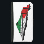Capa Carteira Para Samsung Galaxy S5 Mapa Palestino que Bandeira e Padrão Keffiyeg<br><div class="desc">Mapa Palestino que Sinaliza e Keffiyeh, símbolo de Design da resistência e liberdade. Avançando para os anos 60 e a ascensão do movimento de resistência palestino, o proeminente político palestino, Yasser Arafat, solidificou ainda mais este significado por trás do keffiyeh. O keffiyeh tornou-se a marca pessoal de Arafat enquanto o...</div>
