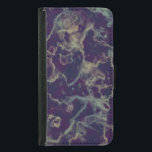 Capa Carteira Para Samsung Galaxy S5 Mármore azul e roxo<br><div class="desc">Mármore azul e roxo</div>