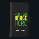 CAPA CARTEIRA PARA SAMSUNG GALAXY S4 MODELO DE TEXTO DE IMAGEM NEGRA SIMPLES EDITÁVEL M<br><div class="desc">ESTE É UM DESIGN ADEQUADO PARA OS CLIENTES.VOCÊ PODE MUDAR,  REDIMENSIONAR OU ADICIONAR LOGOTIPO,  FOTO,  TEXTO E CORES COMO VOCÊ QUER.OBRIGADO.</div>