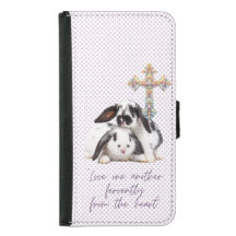 Moderno Cinza Religioso Ponto Coelho Pastel Cruz